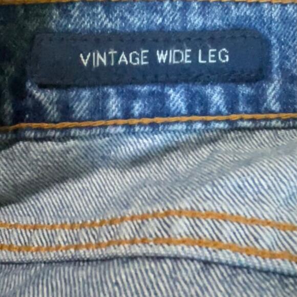 Lucky Brand Jeans Vintage Wide Leg Distressed High Waist - Picture 13 of 13